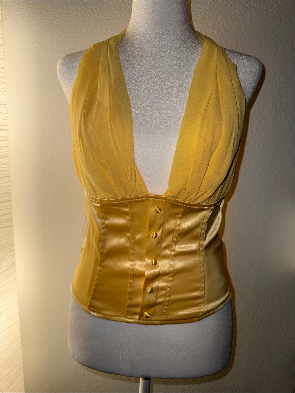 NWT FashionNova All Eyes Here Tie Neck Halter Top